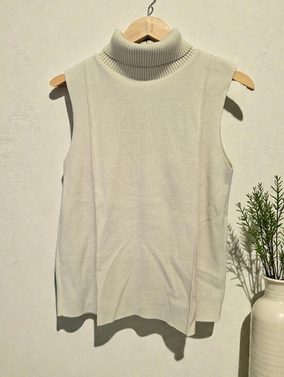 Zara Tops - Zara Sleeveless Turtleneck Sweater Vest | NWT | Size S
